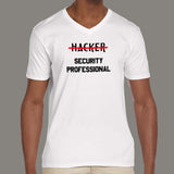 Security Professional Hacker V Neck T-Shirt For Men Online India