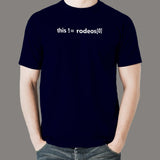 Not My First Rodeo Funny T-Shirt For Men Online India
