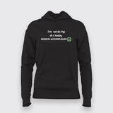 Not Doing Shit Today Mission Accomplished Funny Programmer Quotes Hoodie For Women Online India