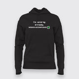 Not Doing Shit Today Mission Accomplished Funny Programmer Quotes Hoodie For Women Online India