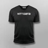 NTTDATA V-neck T-shirt For Men Online India