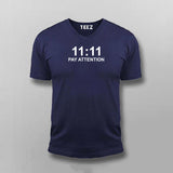 Numerology Number V-neck T-shirt For Men Online India