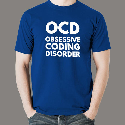 Obsessive Coding Disorder OCD T-Shirt For Men