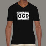 Obsessive Gaming Disorder ( OGD ) Men's Gaming and attitude v neck  T-shirt online india