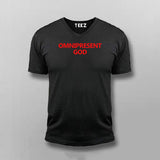 OMNIPRESENT GOD V-neck  T-shirt For Men Online  India