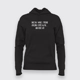 ONCE IN A WHILE SOMEONE Hoodies For Women