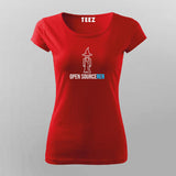 Open Sourcerer Funny T-Shirt For Women