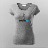 Open Sourcerer Funny T-Shirt For Women