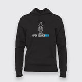 Open Sourcerer Funny Hoodies For Women