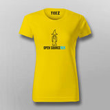 Open Sourcerer Funny T-Shirt For Women