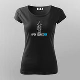Open Sourcerer Funny T-Shirt For Women