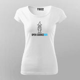 Open Sourcerer Funny T-Shirt For Women