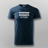 Octopi Math Geek Funny Pi T-Shirt For Men