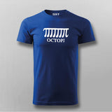 Octopi Math Geek Funny Pi T-Shirt For Men