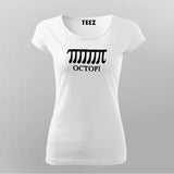 Octopi Math Geek Funny Pi T-Shirt For Women