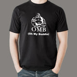 Oh My Buddha OMG Funny Buddhist Saying Quote T-Shirt For Men