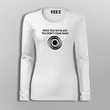 Black Hole Women's Funny Full Sleeve T-Shirt Online India