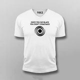 Funny Black Hole V Neck T-Shirt Online India