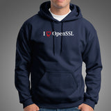 I Love/Heartbleed OpenSSL Hoodies For Men