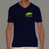 Opensuse Linux Men's V Neck T-Shirt India