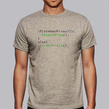 Funny Code - Order Pizza Men's T-shirt for Programmers India