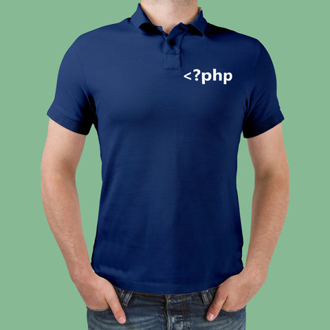 Php Open Tag Polo T-Shirt For Men Online India