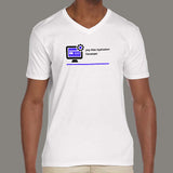 PHP Web Application Developer V Neck Profession T-Shirt Online India