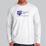 PHP Web Application Developer Men’s Full Sleeve T-Shirt  India