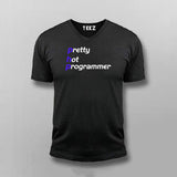 PNG Full Form Funny V-neck T-shirt For Men Online India