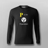 P Is For Programmer T-shirt For Men