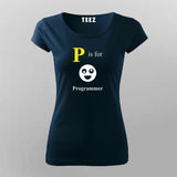 P Is For Programmer T-Shirt For Women