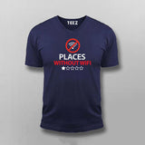 Places Without Wifi Programming T-shirt For Men