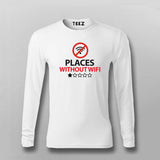 Places Without Wifi Programming T-shirt For Men