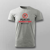Places Without Wifi Programming T-shirt For Men
