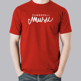 Energized By Tunes - Powered by Music Tee