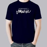 Powered by Music T-Shirt For Men india