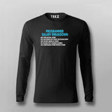 Programmer Salary Breakdown Full Sleeve T-shirt For Men Online India