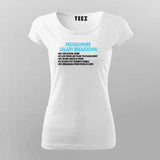 Programmer Salary Breakdown T-Shirt For Women