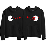 Pacman Cute Couple Hoodies