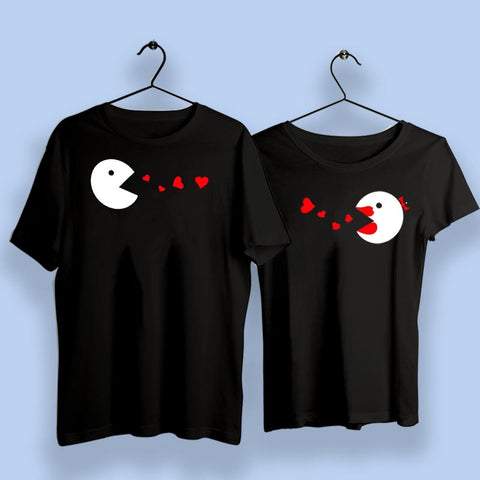 Pacman Couple T-Shirts India