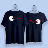 Pacman Cute Couple T-Shirts