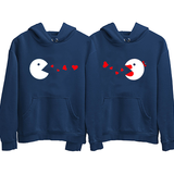 Pacman Cute Couple Hoodies