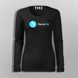 Parrot OS Linux T-Shirt For Women