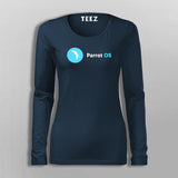 Parrot OS Linux T-Shirt For Women