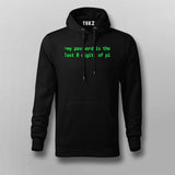 My Password is is the last 8 Digits Of Pi Funny Quotes Hoodie For Men Online India