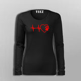 Paw Heartbeat T-Shirt For Women
