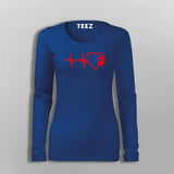 Paw Heartbeat T-Shirt For Women