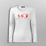 Paw Heartbeat T-Shirt For Women India