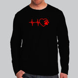 Paw Heartbeat T-Shirt For Men