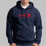 Paw Heartbeat Hoodies For Men